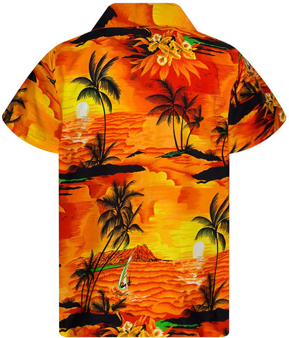Men's Hawaiian Shirt Coconut Tree Funny