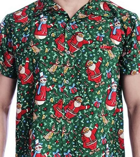Men's Hawaiian Shirt for Christmas and Holidays